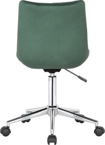 Cadeira de Escritório Medford Velvet Verde
