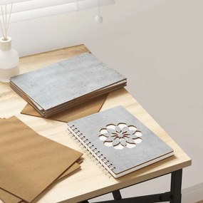 vidaXL Painéis de Decoração 50 pcs Cinzento 21 x 30 x 0,27 cm