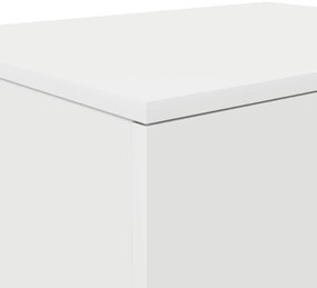 Armário de Armazenamento vidaXL Branco 108x41x40 cm em Madeira de Enge