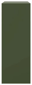 Aparador 67x39x107 cm aço verde azeitona