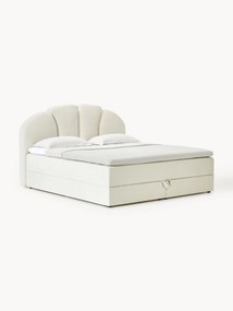 Cama boxspring com espaço de arrumação Romia