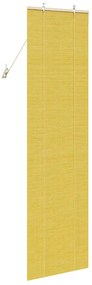 Persianas e Sombras de Janela Amarelo 60 x 220 cm Bambu