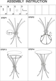 MESA DE BAR SHANTY Ø 60 X 108 CM