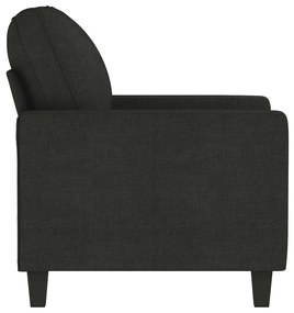 Poltrona 60 cm tecido preto