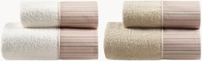 Conjunto de toalhas em algodão Garis, conjunto de 4