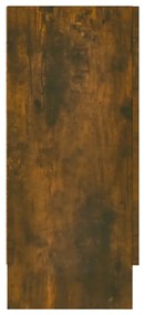 Aparador 120x30,5x70cm derivados de madeira cor carvalho fumado