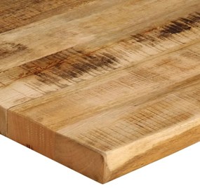 Tampo de mesa c/ borda viva 70x60x3,8cm mangueira áspera maciça