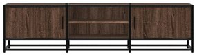 Móvel TV 160x35x41 cm derivados madeira/metal carvalho castanho