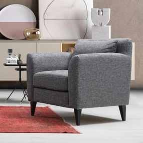 Cadeira Wing Nordic – Cinzento Escuro – 80 cm x 76 cm x 83 cm