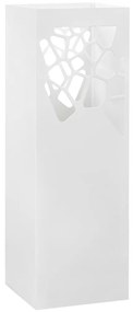 Suporte para guarda-chuvas pedras em aço branco