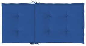 Almofadões lombares p/ cadeiras de jardim 6pcs oxford azul real
