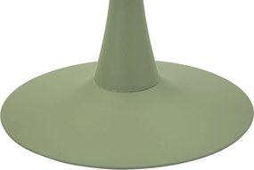 MESA BAR ALASKA Ø 60 X 106 CM EM MDF e FERRO VERDE E CREME