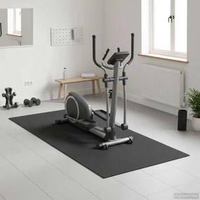 vidaXL Tapete de Proteção para Esportes Preto 200 x 90 x 0,6 cm PVC
