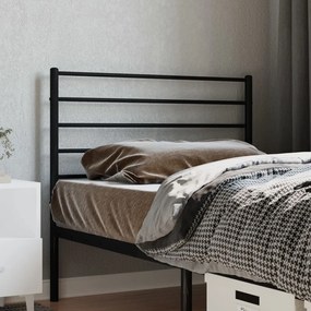 Cabeceira de cama 107 cm metal preto