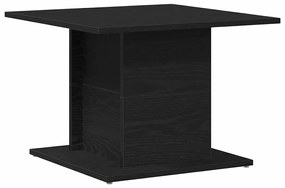 Mesa de Café Carvalho Preto 55,5x55,5x40 cm Madeira de Engenharia