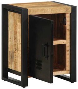 Mesa de cabeceira 40x30x51 cm madeira maciça manga áspera