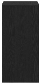 Mesa de Bar vidaXL Preto Carvalho 51x50x103,5 cm Madeira Engenharia
