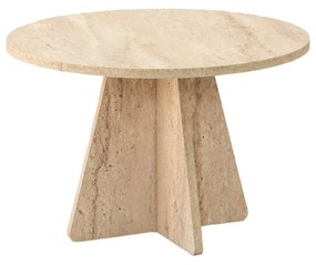 Mesa de Centro Mushroom – Travertino – 60 cm de diâmetro x 40 cm de al