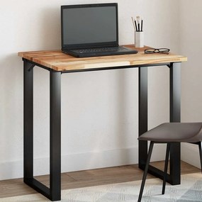vidaXL Tampo de mesa retangular 80x60x2 cm madeira de acácia maciça