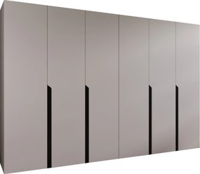 Roupeiro Hartford 583, Preto, Caxemira, 202x300x52cm, 210.5 kg, Portas para roupeiro: Com dobradiças