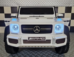 Mercedes G63 6x6 AMG Carro eletrico infantil 12V 1 Lugar Branco
