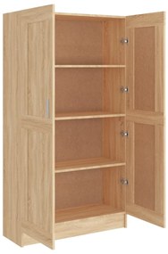 Estante 82,5x30,5x150 cm derivados de madeira carvalho sonoma