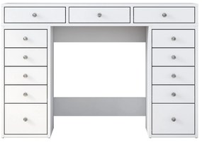 Toucador "Belissimo" - 120 x 81,6 x 44,5 cm - Branco - Design Moderno