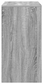 Escrivaninha Cinza sonoma Aglomerado de partículas 70 x 40 x 76 cm