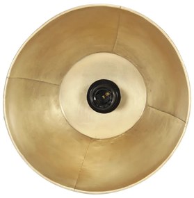 Candeeiro suspenso redondo 25 W 28,5 cm E27 bronze