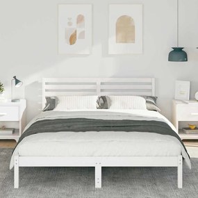 Estrutura da Cama com cabeceira Branco 180 x 200 cm