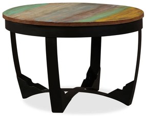 Mesa de centro madeira reciclada maciça 60x40 cm