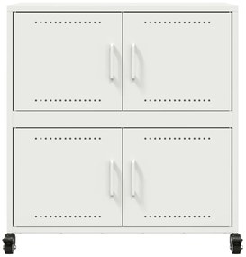 Aparador 68x39x72 cm aço branco