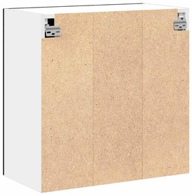 Cabide de Vidro Suspenso em Carvalho Preto - 60x31x60 cm, Feito de Mad