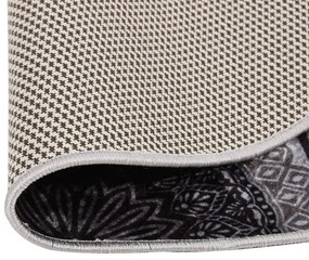 Tapete lavável antiderrapante φ120 cm multicor