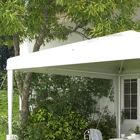Tenda de Jardim Desmontável 293x293 cm Tenda para Exteriores com 4 Ori