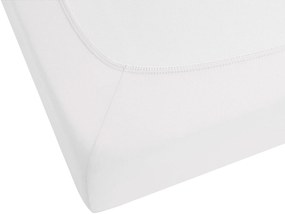 Lençol-capa em algodão branco 90 x 200 cm HOFUF Beliani