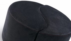 Pouffe Alis Puf – Anthracite/Pink – 80x40x80 cm