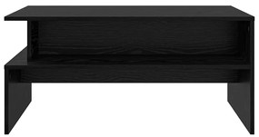 Mesa de centro com prateleira Outros Carvalho preto 90 x 55 x 42.5 cm