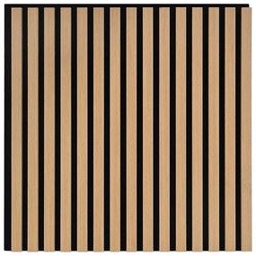 Painéis de parede acústicos 8 pcs ripado 60,5x60 cm