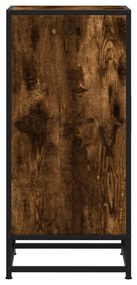 Aparador 35,5x35x76 cm deriv. de madeira/metal carvalho fumado