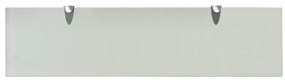 Prateleira flutuante vidro 80x20 cm 8 mm