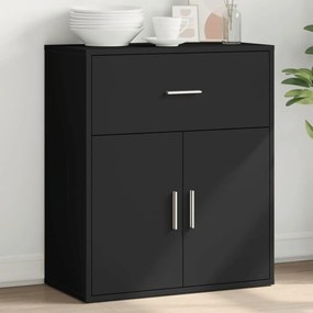 vidaXL Aparador 60x31x70 cm derivados de madeira preto