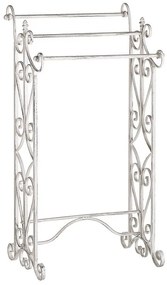 Toalheiro vertical branco 27 x 90 cm CHILLAN Beliani