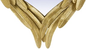ESPELHO DE PAREDE ASAS DOURADO 72X2,5X99 CM