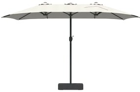 Guarda-sol de Jardim Areia 385 x 209 x 244 cm tecido