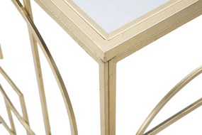MESA CONSOLA MARIE 120X41X81 CM DOURADO