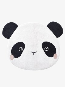 Agora -15% | Tapete Panda branco claro liso com motivo