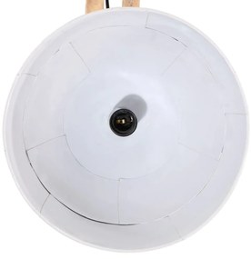 Candeeiro de teto 25 W 105x30x65-108 cm E27 branco