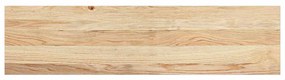 Tapetes de escada 12 pcs 100x25x2cm carvalho maciço não tratado