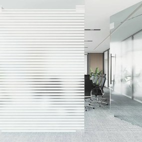 Película para janela fosca 45x500 cm PVC padrão de estore